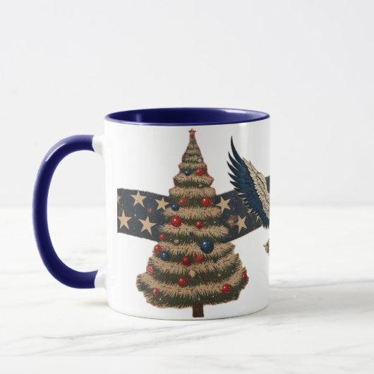 Vintage patriotischer Becher Tasse (Links)