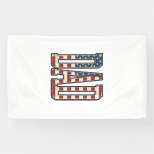 Vintage patriotischer Papa-Flaggen-Lettering-Shirt Banner