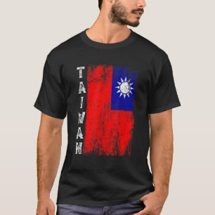 Vintage patriotischer taiwanesischer Stolz Taiwan- T-Shirt