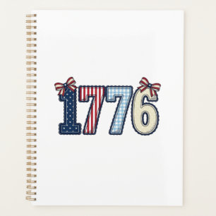 Vintage patriotisches 1776-Band-Shirt-Design_1 Planer