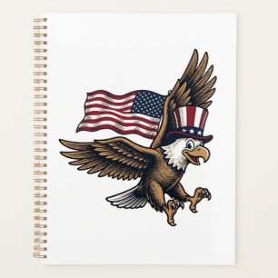 Vintage-patriotisches-Adler-Flag-Shirt-Design_1 Planer
