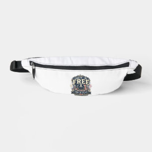 Vintage patriotisches Fußball-Land-der-Freien-Shir Bauchtasche