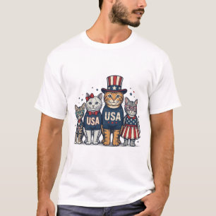 Vintage patriotisches Sonnenblumen-Liebe-Shirt-Des T-Shirt