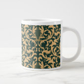 Vintage pattern Jumbo-Tasse (Rechts)