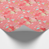 Vintage Pattern Paper gift Geschenkpapier (Ecke)