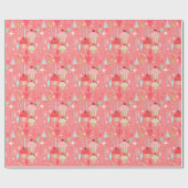 Vintage Pattern Paper gift Geschenkpapier (Flach)