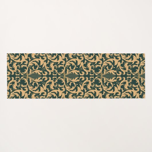 Vintage pattern yogamatte (Rückseite (Horizontal))