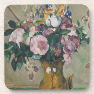 Vintage Paul Cezanne Blumenvase Getränkeuntersetzer