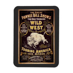 Vintage-Pawnee-Bill-Wild-West-Show Magnet