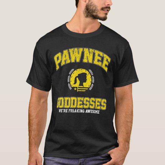 Vintage Pawnee-Goddesses T-Shirt (Vorderseite)