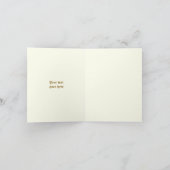 Vintage Pea Blume Hochzeit Danke (Innenseite)