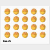 Vintage Peach Stickers (Blatt)