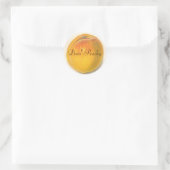 Vintage Peach Stickers (Tasche)