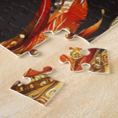 vintage peacock circus carnival entertainment puzzle (Seite)