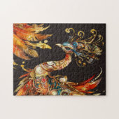 vintage peacock circus carnival entertainment puzzle (Horizontal)