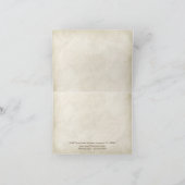 Vintage Peacock Personal Business Contdence (Innenseite)