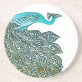 Vintage Peacock-Untersetzer Untersetzer (Vorne)