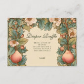 Vintage Pear Garden Botanica Diapper Raffle  Begleitkarte (Vorderseite)