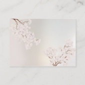 Vintage Pearl Romance Wedding Platzkarte (Rückseite)