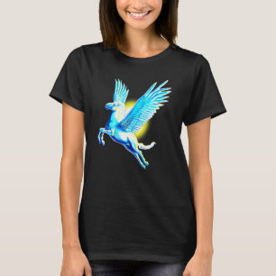 Vintage Pegasus Mythisches Griechisches Fliegendes T-Shirt