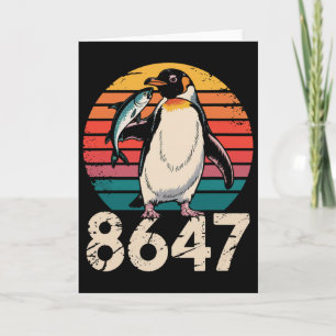 Vintage Penguin 86 47 Protest - 8647 Penguin Anti Karte