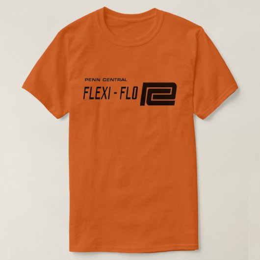 Vintage Penn Central Railroad Flexi Flo T-Shirt (Design vorne)