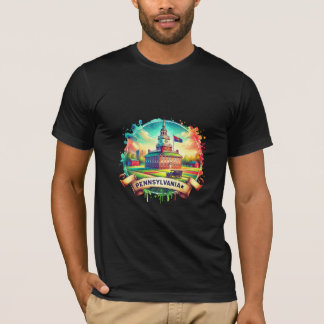 Vintage Pennsylvania Karte - Retro us Staat T-Shirt