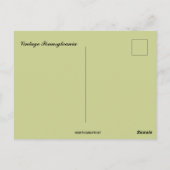 Vintage Pennsylvania Map Postkarte (Rückseite)