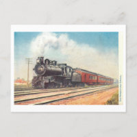 Vintage Pennsylvania Special Train Postkarte