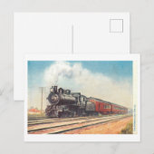 Vintage Pennsylvania Special Train Postkarte (Vorne/Hinten)