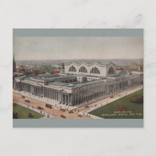 Vintage Pennsylvania Station New York Postcard Postkarte