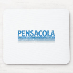 Vintage Pensacola Florida im Stil der 80er Jahre _ Mousepad