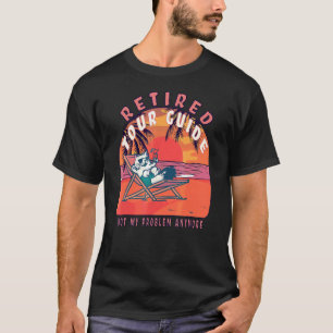 Vintage Pensionierung des Reiseleitungsführers T-Shirt