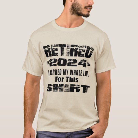 Vintage Pensionierung von Shirts für Rentner (Vorderseite)