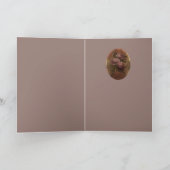 Vintage Peonies Feiertagskarte (Innenseite)