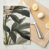 Vintage Peonies Geschirrtuch (Viertel Falte)