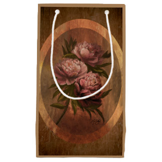 Vintage Peonies Kleine Geschenktüte