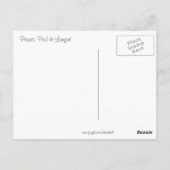 Vintage Peonies Postkarte (Rückseite)