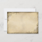 Vintage Peony PROBE LUNCH & FAMILY FEIERFEIERN Einladung (Rückseite)