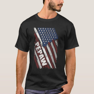 Vintage Pepaw American Flag 4. Juli Grandpa Vater T-Shirt
