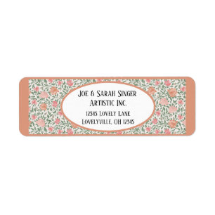 Vintage Perfect Pink & Pfirsichrosen