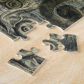 Vintage periodische Abdeckung Jules Verne Puzzle (Seite)