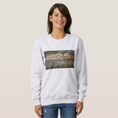 Vintage Perlen Go with Weekends Fun Sweatshirt (Vorne ganz)