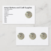 Vintage Perlentasten Visitenkarte (Vorne/Hinten)