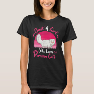 Vintage Perserkatze Nur Ein Mädchen Das Persien T-Shirt