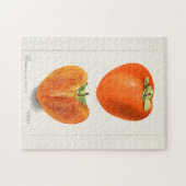 Vintage Persimmons Fruchtsaftfarbe Puzzle (Horizontal)