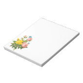 Vintage persische gelbe Rosen-Tee-Rosen durch Notizblock (Rotiert)