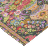 Vintage persische türkische Blume Mitte des Jahrhu Tischdecke (Schrägansicht)