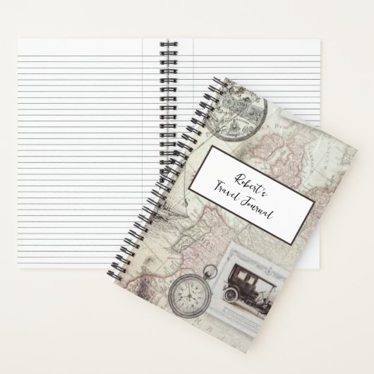 Vintage personalisiert notizblock (Innen)