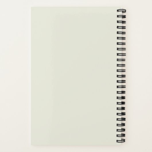 Vintage personalisiert notizblock (Rückseite)